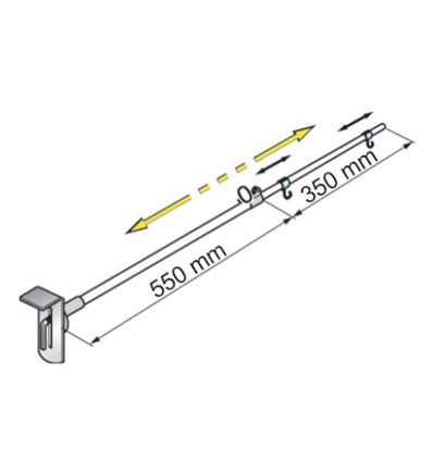 Brat telescopic de sustinere poster 