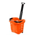 Cos cumparaturi tip Roller din plastic 43 litri