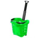Cos cumparaturi tip Roller din plastic 43 litri