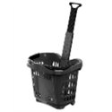 Cos cumparaturi tip Roller din plastic 43 litri