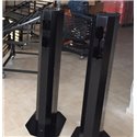 Metal roll holder for fruit and vegetable area