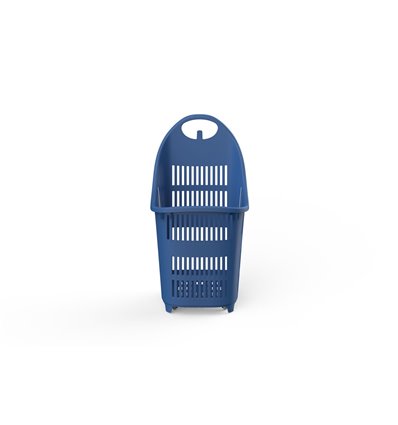 Cos cumparaturi tip Roller din plastic 91 litri