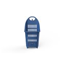 Cos cumparaturi tip Roller din plastic 91 litri