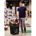 Cos cumparaturi tip Roller din plastic 91 litri