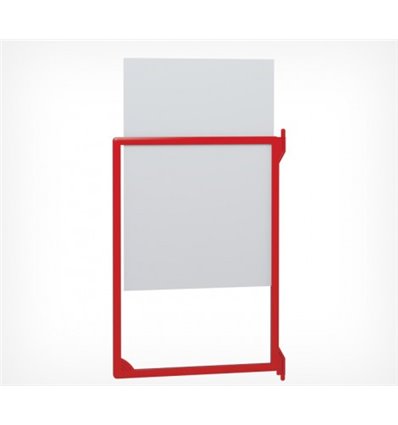 Metal wall bracket for 10 list holder frames