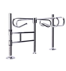 Turnichet cu stalp ghidaj clienti sens reversibil, sistem antipanica