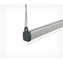 Element capat pentru sina suspendare round SE cu urechiusa de suspendare, negru