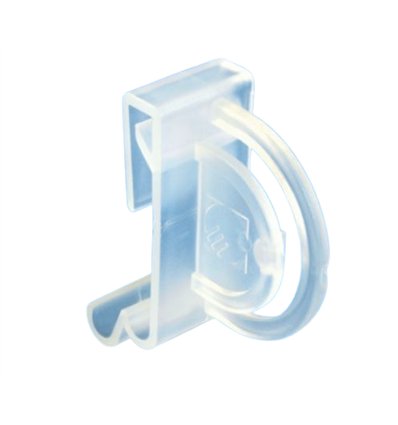 Clema pentru regleta port-eticheta fixare in doua puncte 