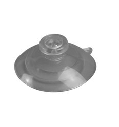 Double suction cup with rib