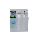 Vertical pusher system for canned ice cream