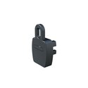 Element capat pentru sina suspendare round SE cu urechiusa de suspendare, negru