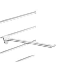 Carlig dublu din plastic pentru Slatwall