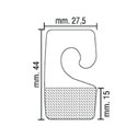 Agatatoare PVC pentru carlige simple 