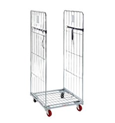 Carucior Roll container cu pereti laterali