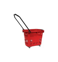 Shopping cart type Roller plastic 55 liters with 4 wheels