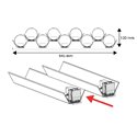Due to the special hexagon construction of their honeycombs, bees not only make optimum use of the available space - they also a