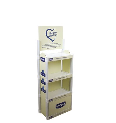 Stand cu polite rectangulare