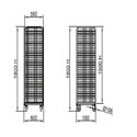 Roll Container cu 3 laturi 600X600X1800H
