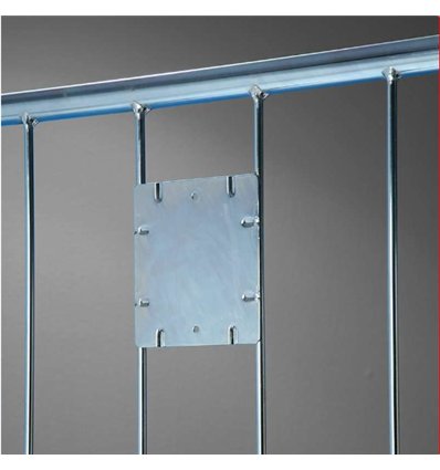 Placa metalica pentru custi de transport 110x125