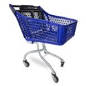 Polypropylene trolley with metal chassis 100 liters