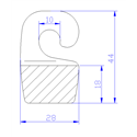 PVC hooks for simple, rigid hooks