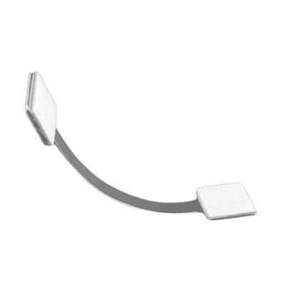 Metal twister 2 adhesive points 75mm