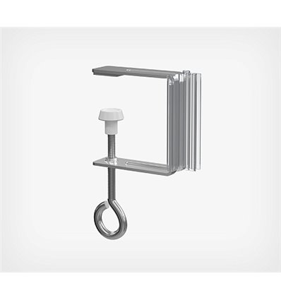 Menghina metalica 68x65mm, prindere pe polite de pana la 30 mm grosime cu gripper