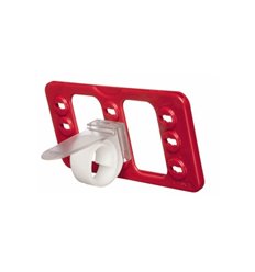 Fastening clamp with worm type mechanism